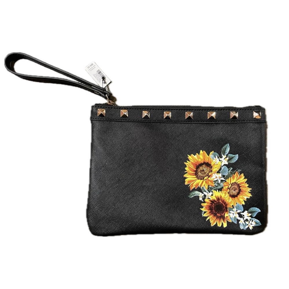NWT White House black market sunflower wristlet